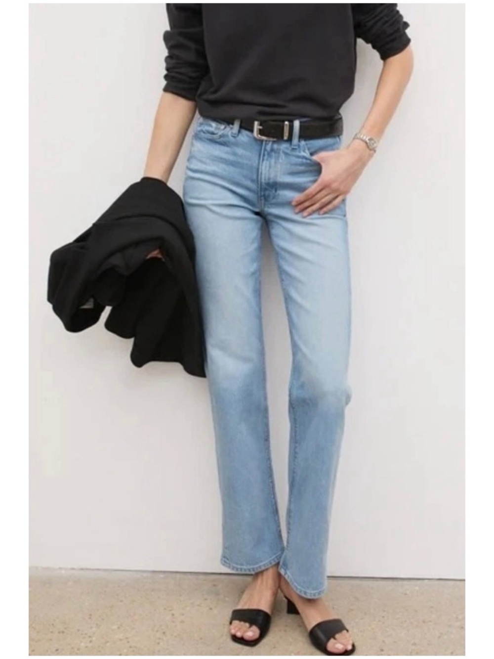 AYR Women’s Sz 29 Roadie Jeans High Rise Straight Leg Relaxed Stretch Cotton